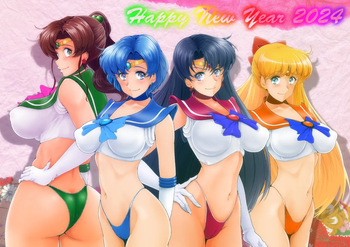 sailor moon art compilation cover
