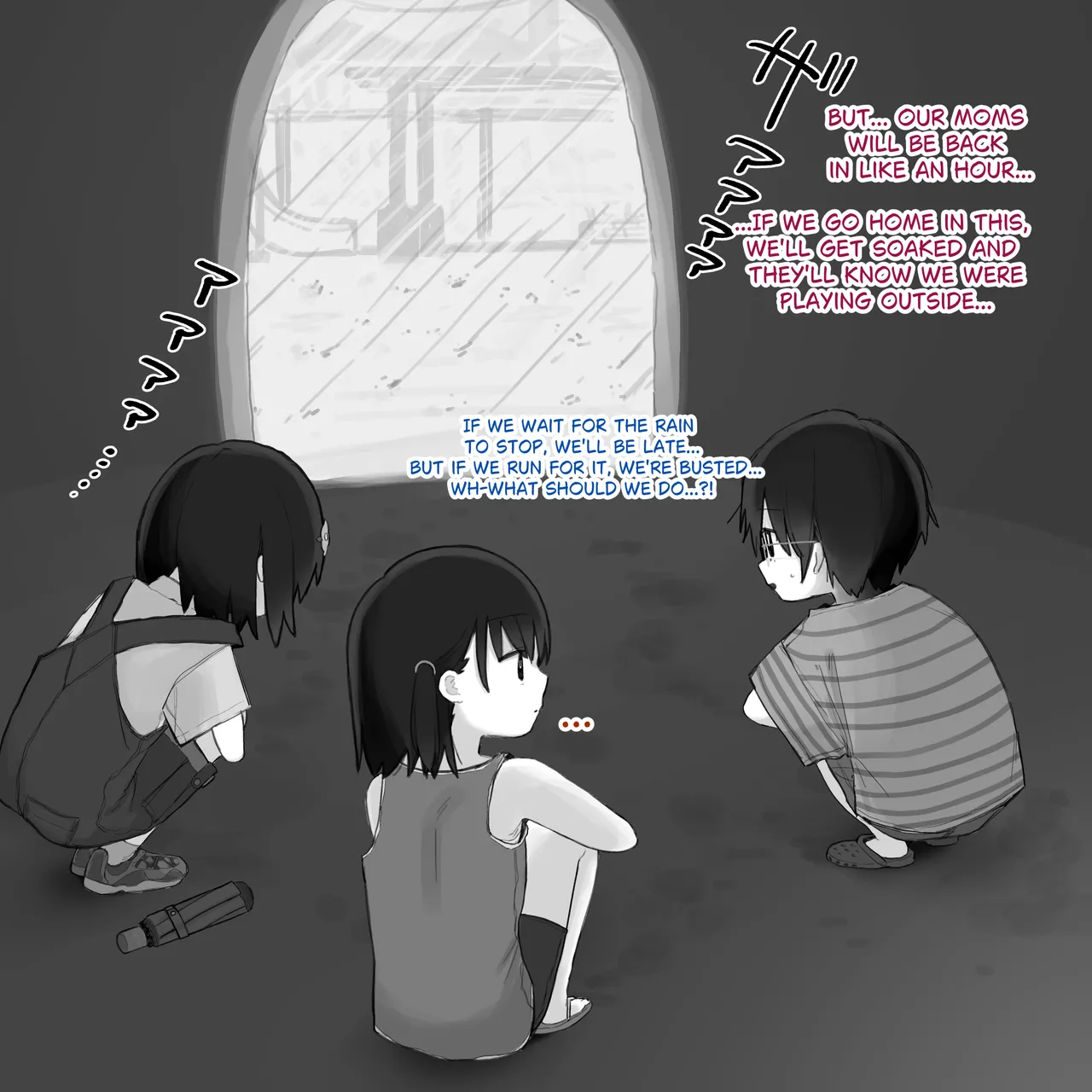 Ame no Naka, Hitori Dake Hadaka ni Sareru Otokonoko I Naked in the Rain page 2 full