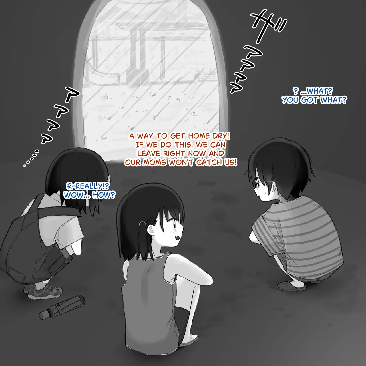 Ame no Naka, Hitori Dake Hadaka ni Sareru Otokonoko I Naked in the Rain page 4 full