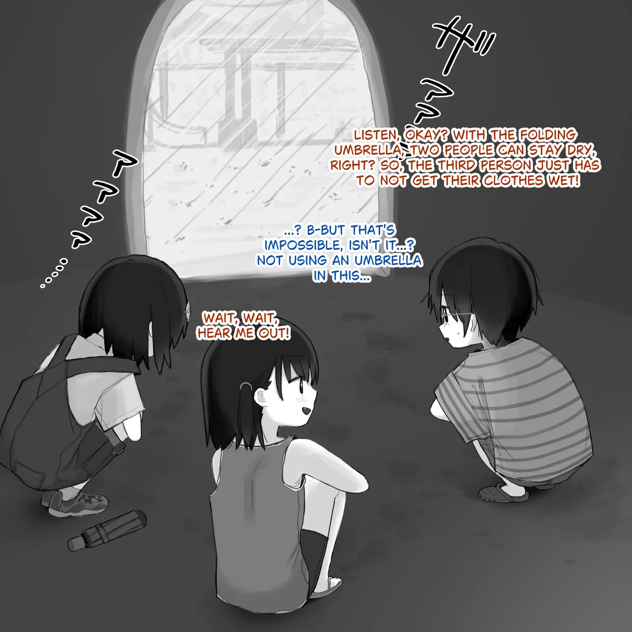 Ame no Naka, Hitori Dake Hadaka ni Sareru Otokonoko I Naked in the Rain page 5 full