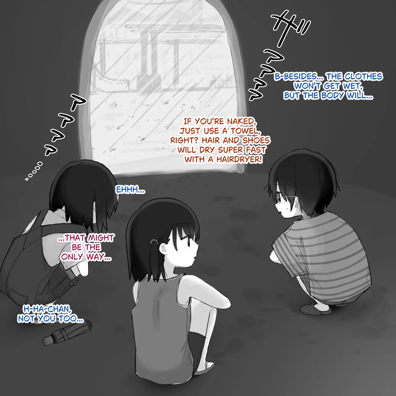 Ame no Naka, Hitori Dake Hadaka ni Sareru Otokonoko I Naked in the Rain page 8 full