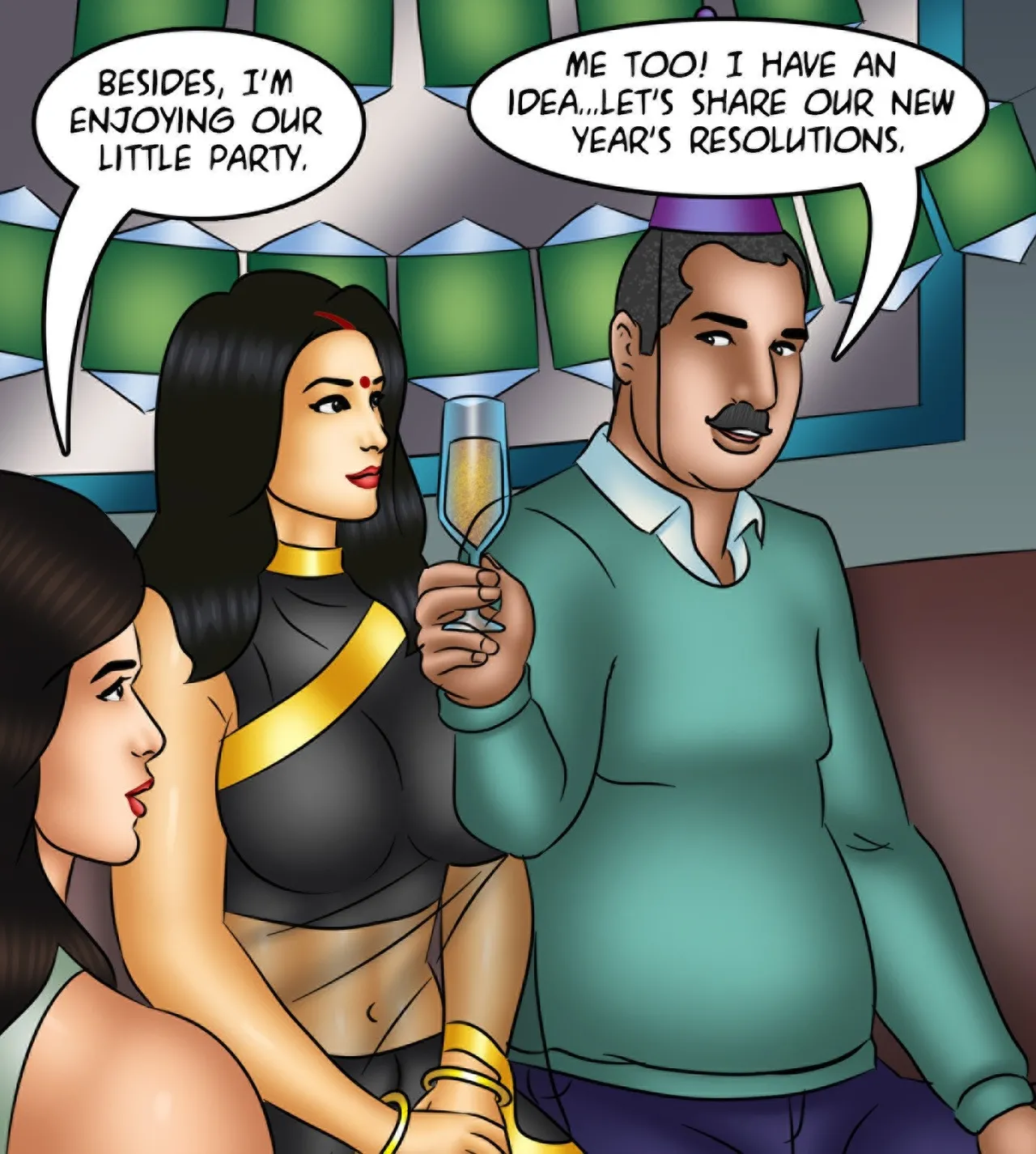 Savita Bhabhi Episode 135 New Year s Resolution page 3 full
