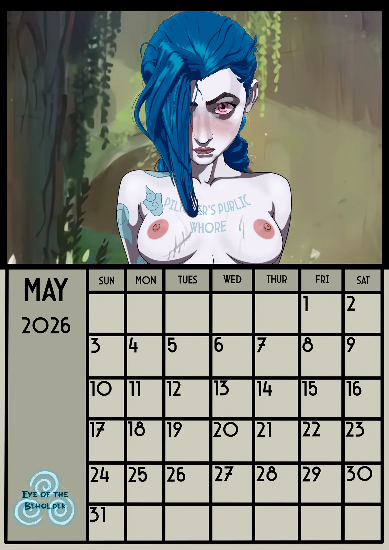 Eye Of The Beholder 2026 Calendar page 6 full