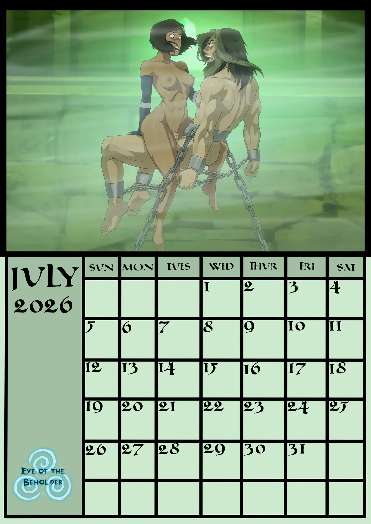 Eye Of The Beholder 2026 Calendar page 8 full