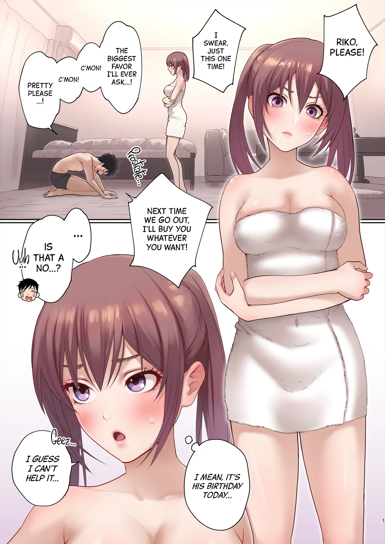 Oshi ni Yowai Kanojo | She's Bad at Saying No page 2 full