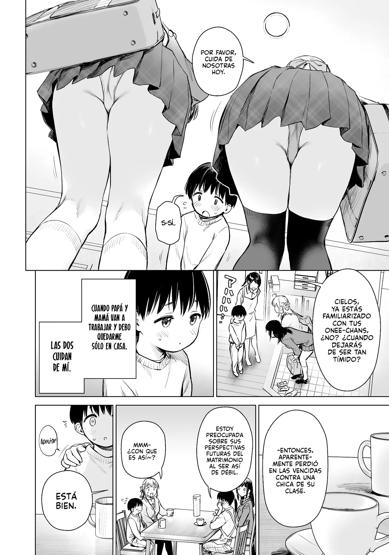 Naisho no Seifuku ~Ie ya Hotel de Oboetate no Ecchi o Shinseki no Bijin JK Shimai ni Butsukemasu~ | Uniforme Secreto ~Pondré a prueba mis nuevas experiencias sexuales con mis hermosas primas, tanto en casa como en un hotel~ page 4 full