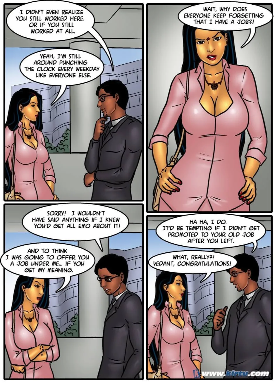 Savita Bhabhi Episode 45 Savita Gains A Little Job Security page 4 full