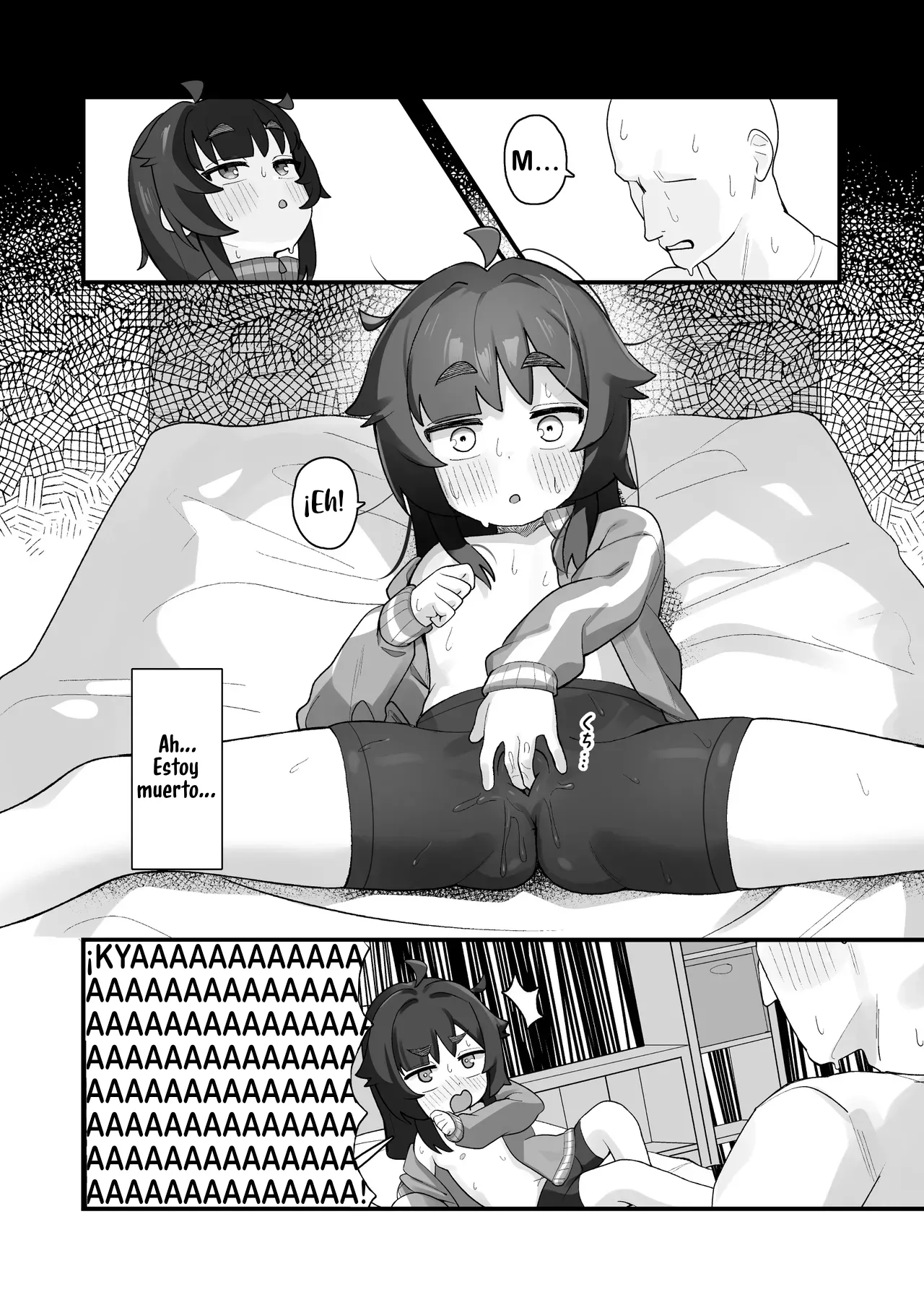 Namaiki Kusogaki JS no Onanie Nozoitara Amaama Sex Dekita Hanashi｜La Historia de cómo Espié a una Traviesa Niña de Primaria Masturbándose y Terminé Teniendo Sexo Dulce page 9 full