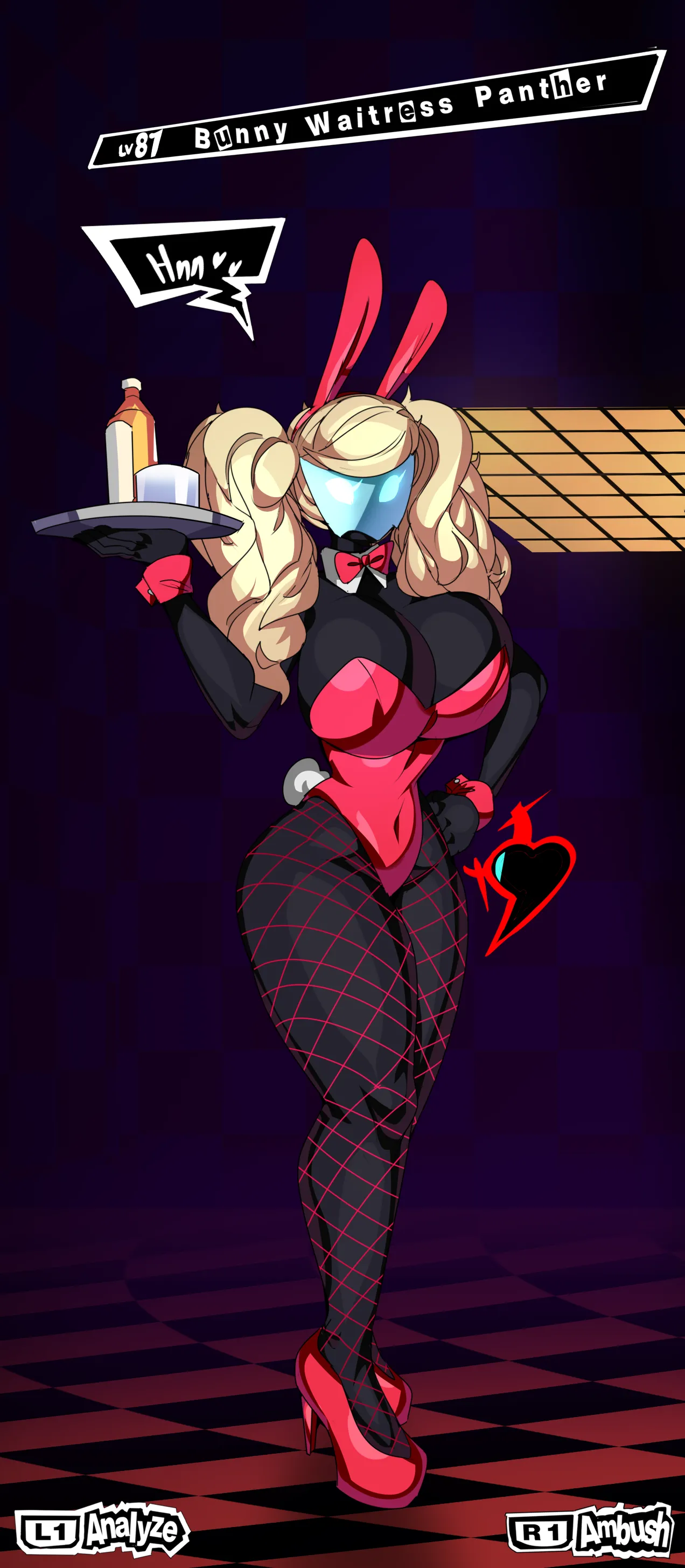 Bunny Waitress Shadows page 2 full