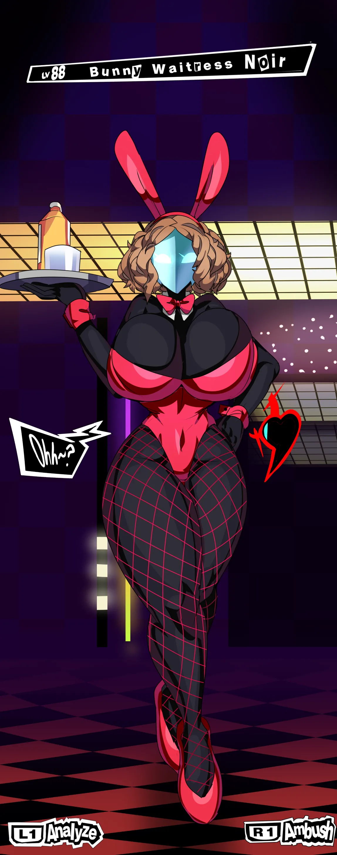 Bunny Waitress Shadows page 3 full