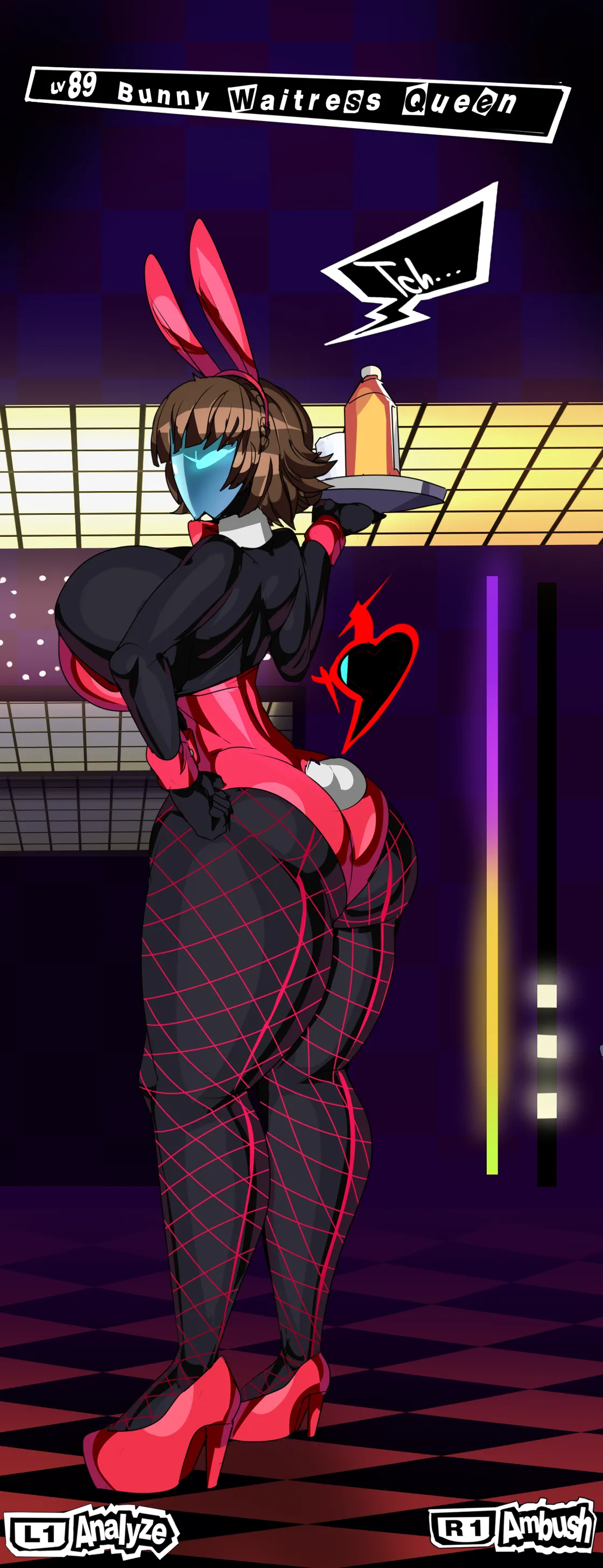 Bunny Waitress Shadows page 4 full