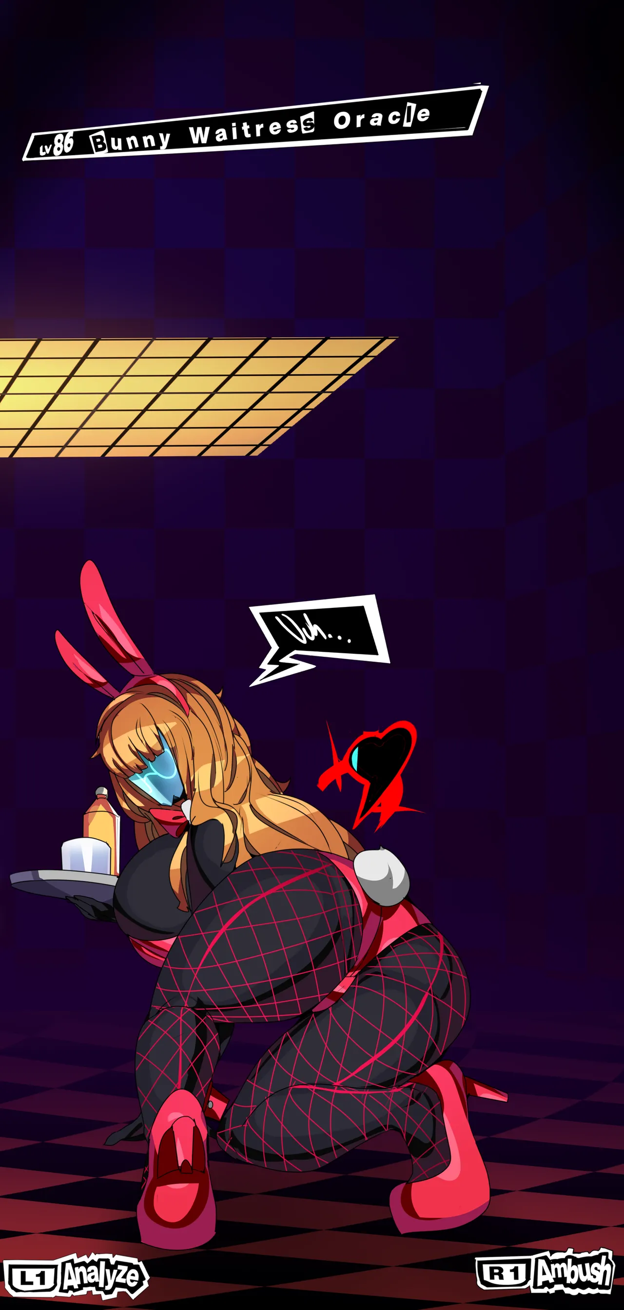 Bunny Waitress Shadows page 5 full