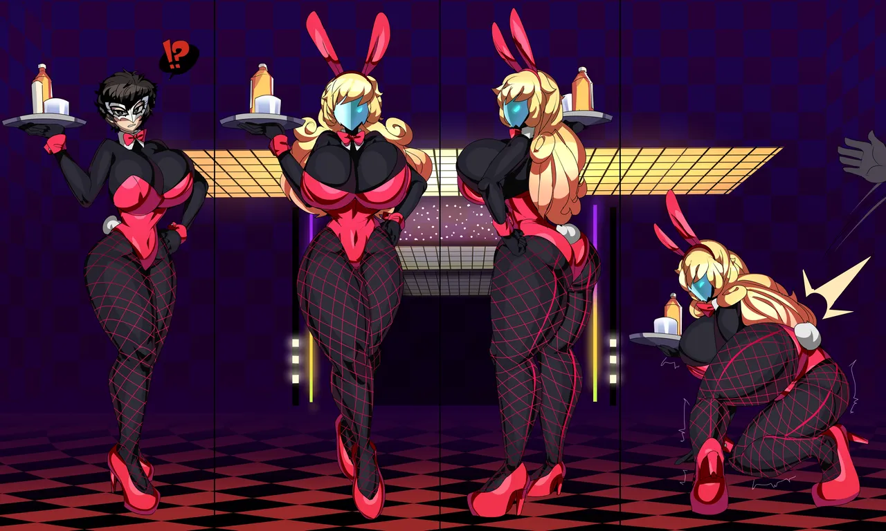 Bunny Waitress Shadows page 6 full