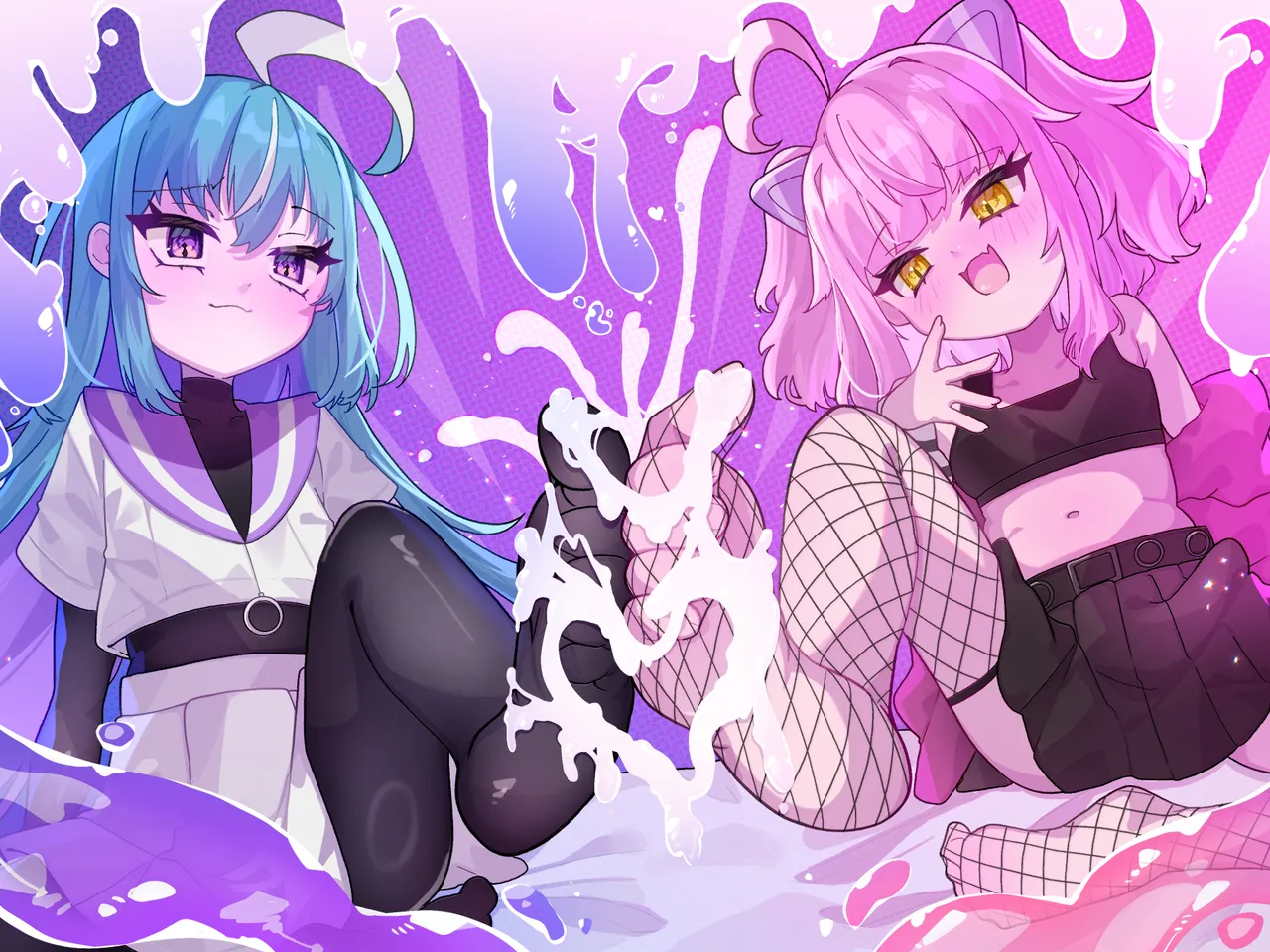 メスガキちゃんズの足いじめ page 2 full