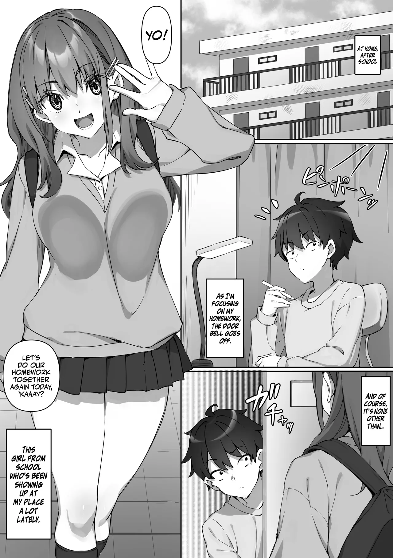The Story of a Masochist Punished for Secretly Sniffing His Female Classmate's Feet | Kurasu no Joshi no Ashi wo Katteni Kaida Mazo ni Batsu ga Kudaru Hanashi page 1 full