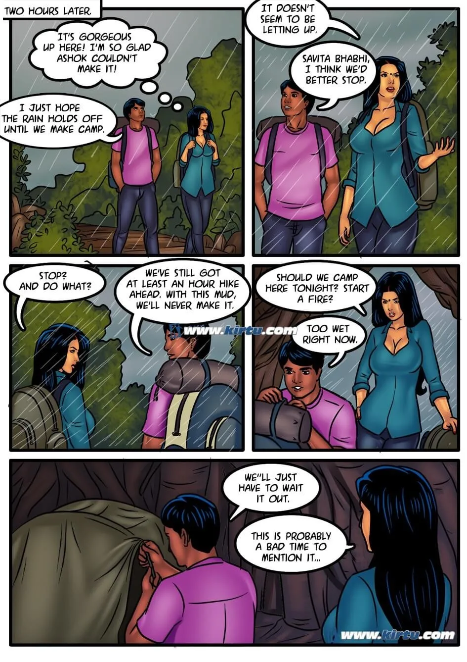 Savita Bhabhi Episode 51 Camping in the Cold page 9 full