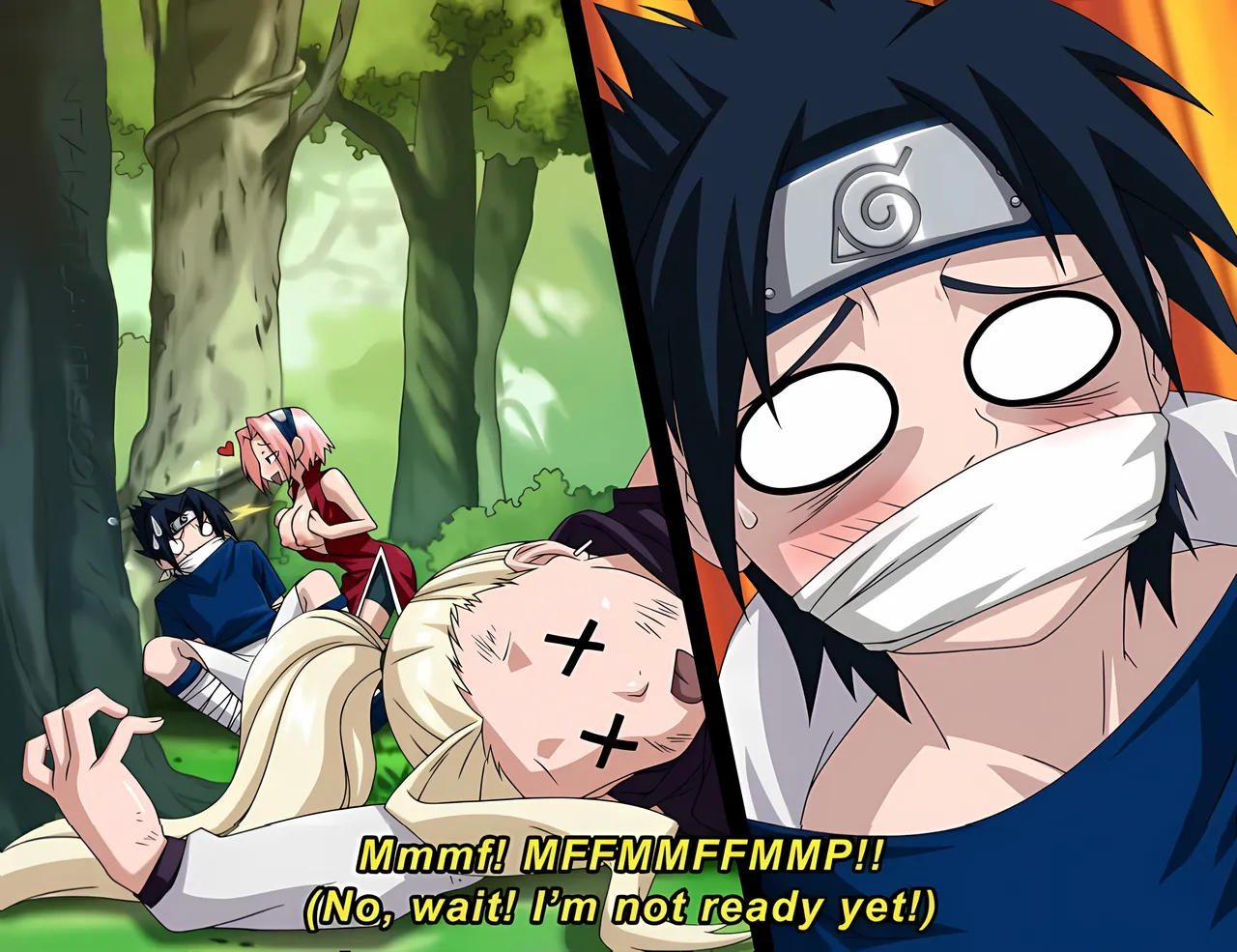 Sakura vs Ino - A Fight Over Sasuke's Affection page 8 full