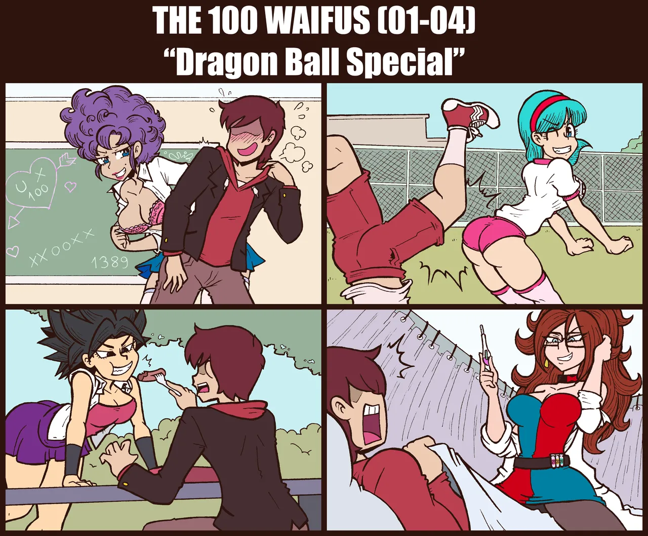 The 100 WAIFUS COMPLETE page 1 full