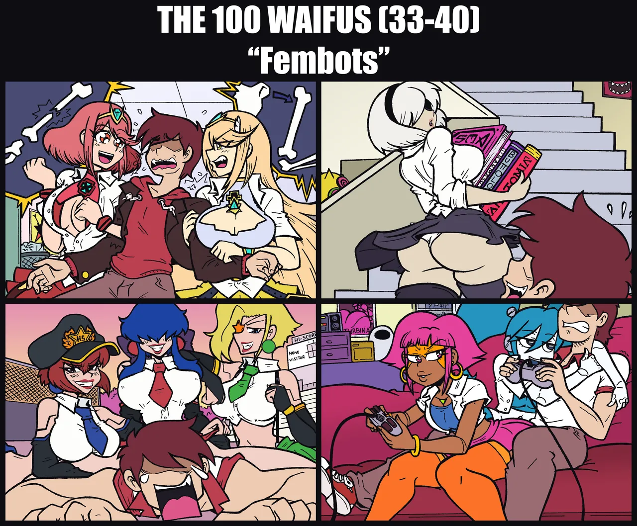 The 100 WAIFUS COMPLETE page 4 full
