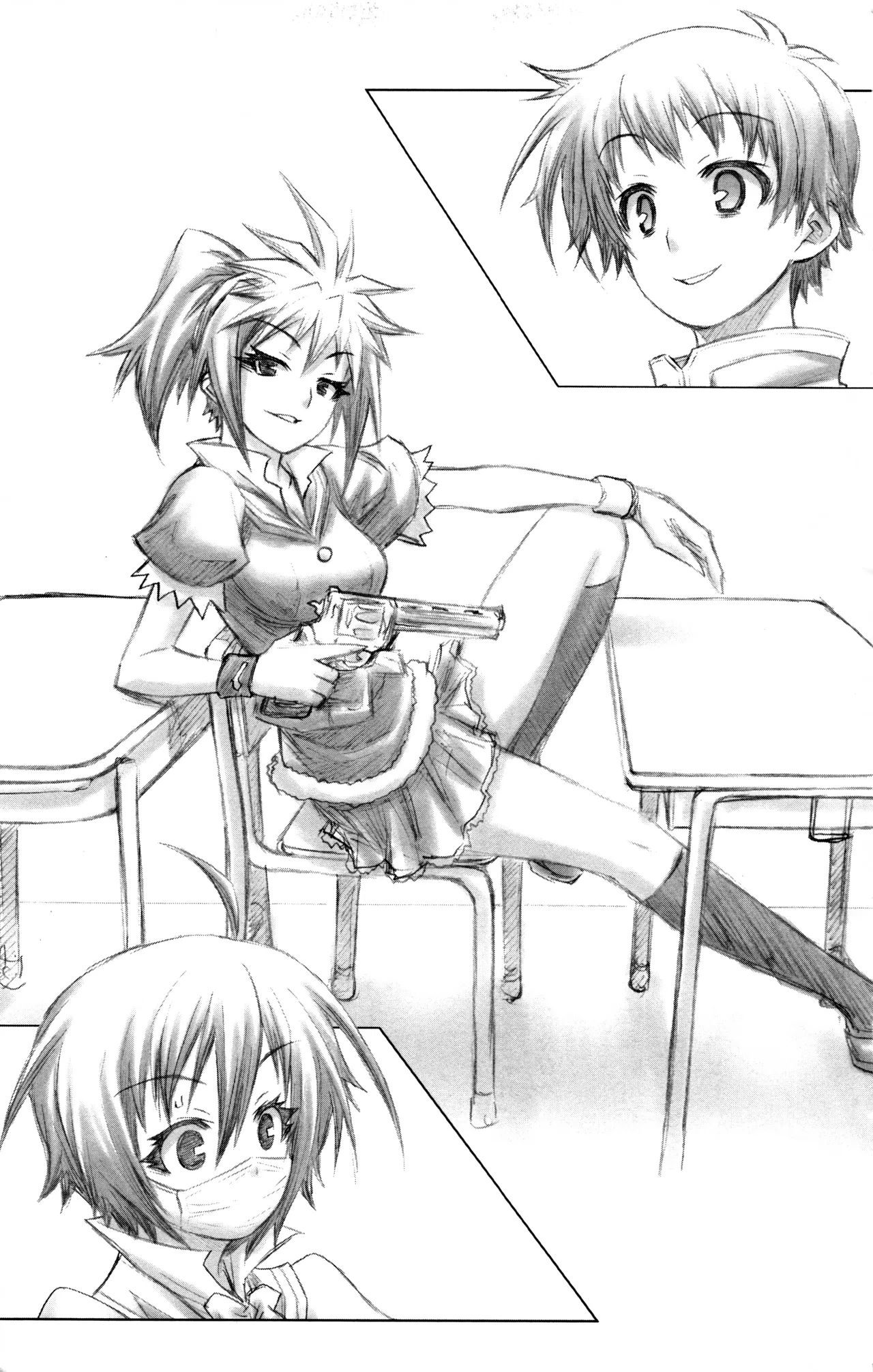 Medaka box: Novel Art Collection page 7 full