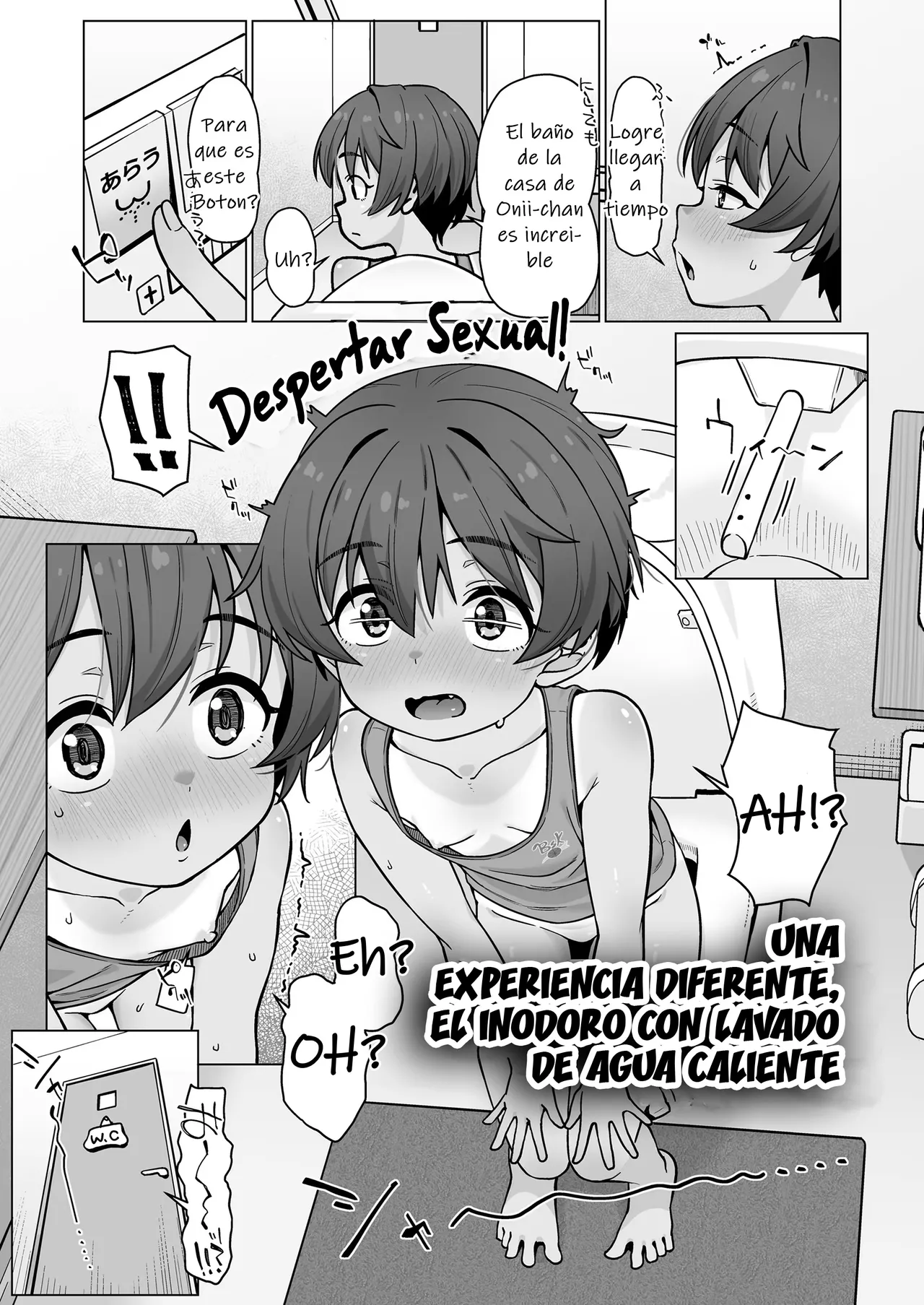 Onsui Senjou Benza Taikenki｜Una Experiencia Diferente, El Inodoro con Lavado de Agua Caliente page 1 full