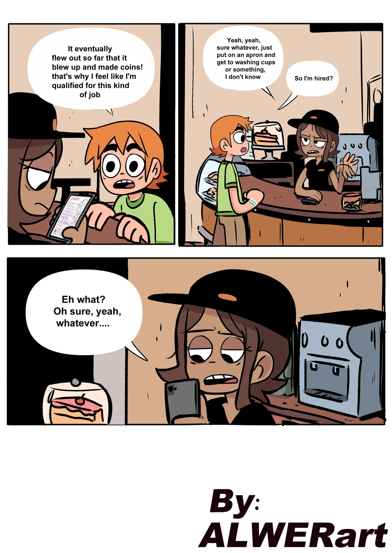 Scott Pilgrim Has a Job page 4 full