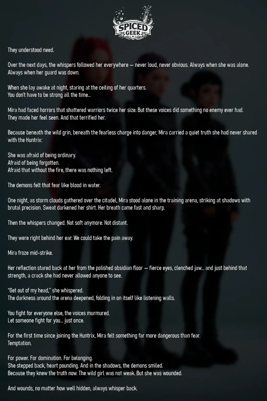 Corruption of the Hunters - Huntrix - Kpop Demon Hunters page 3 full