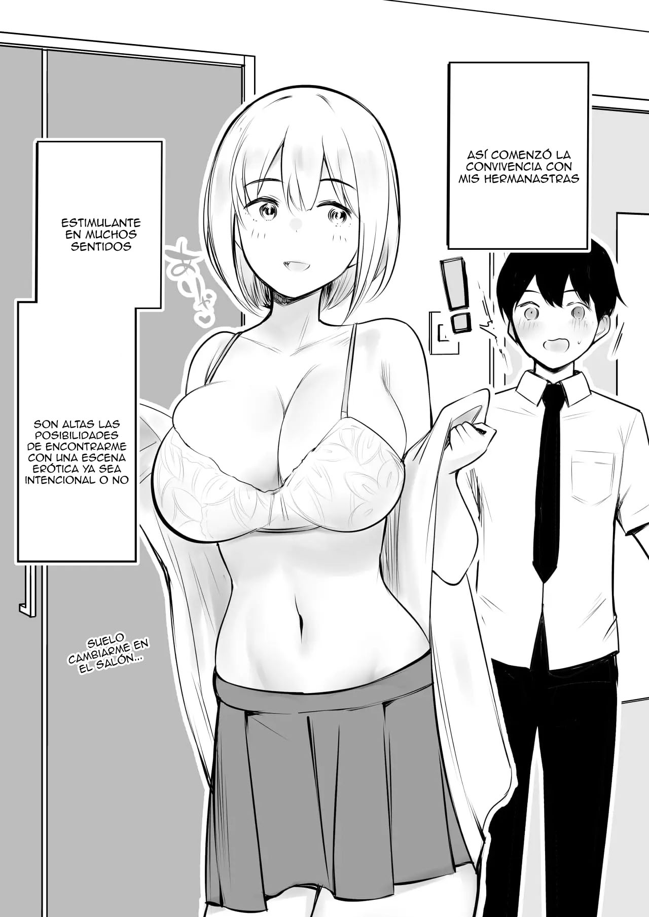 Ecchi na Gal Oneechan-tachi to Amaama Seikatsu｜Mi Empalagosa Vida Sexual con Dos Hermanas Traviesas page 6 full