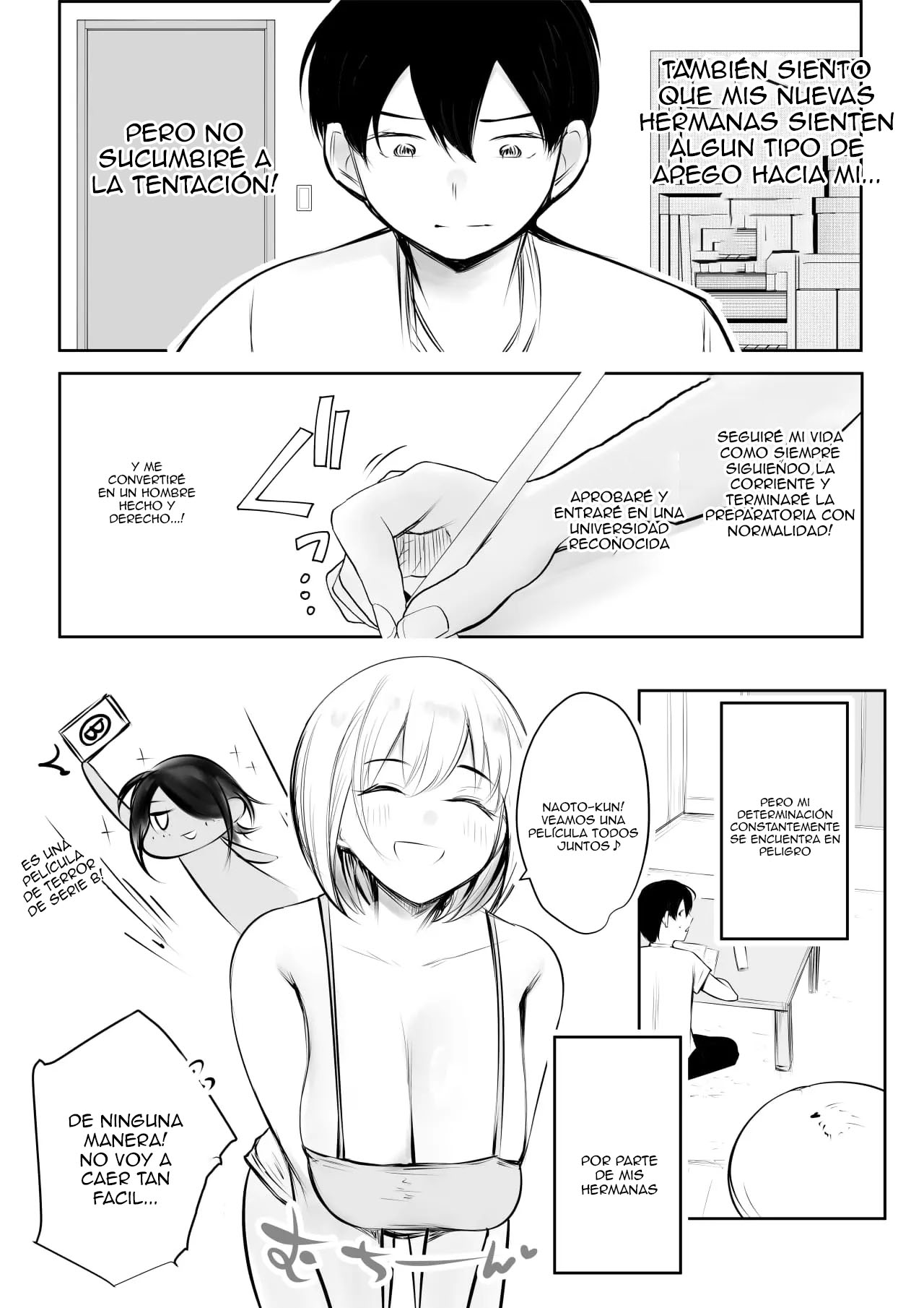 Ecchi na Gal Oneechan-tachi to Amaama Seikatsu｜Mi Empalagosa Vida Sexual con Dos Hermanas Traviesas page 8 full