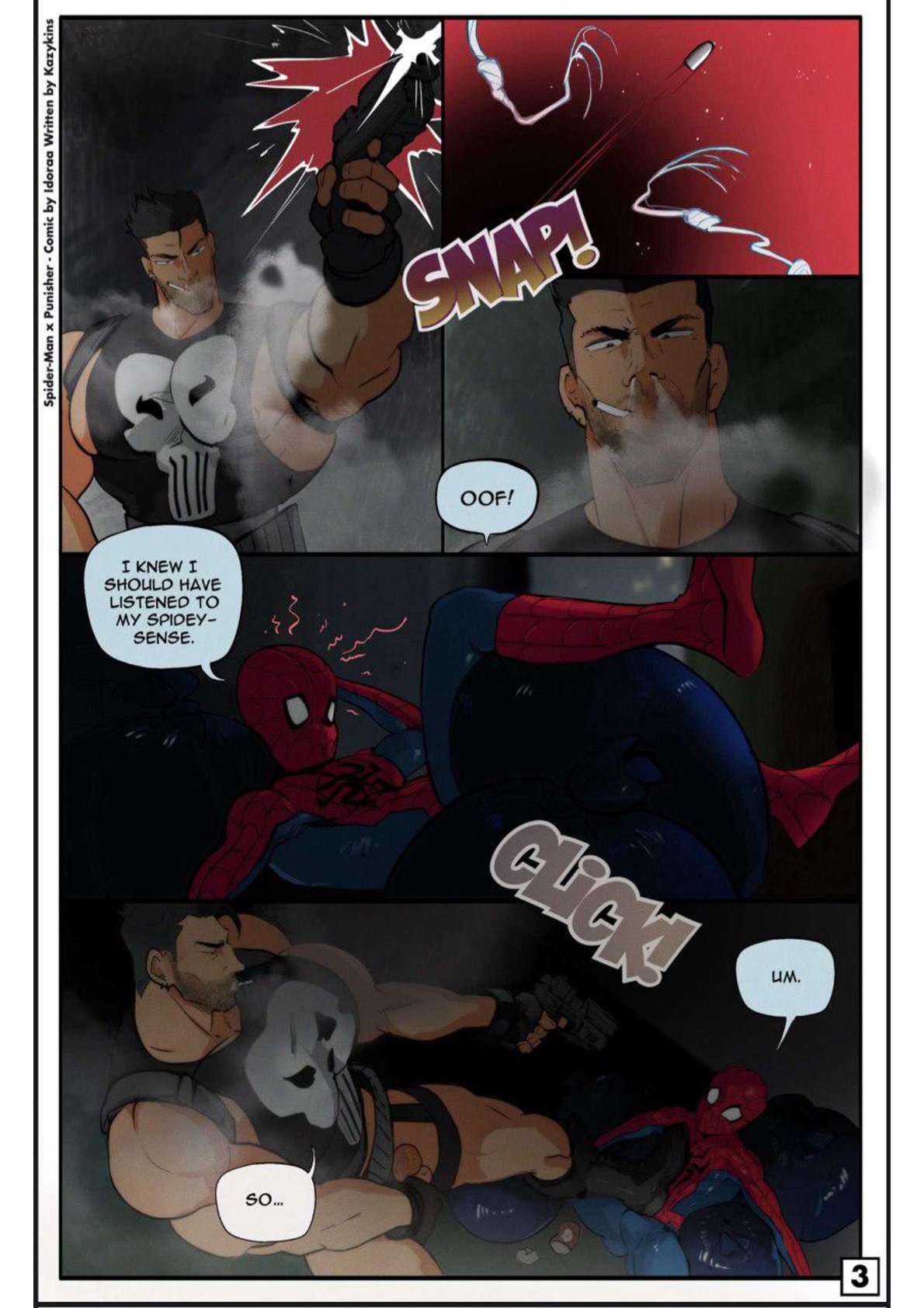 idoraad / lilprincyv - spiderman x punisher mini-comic page 3 full