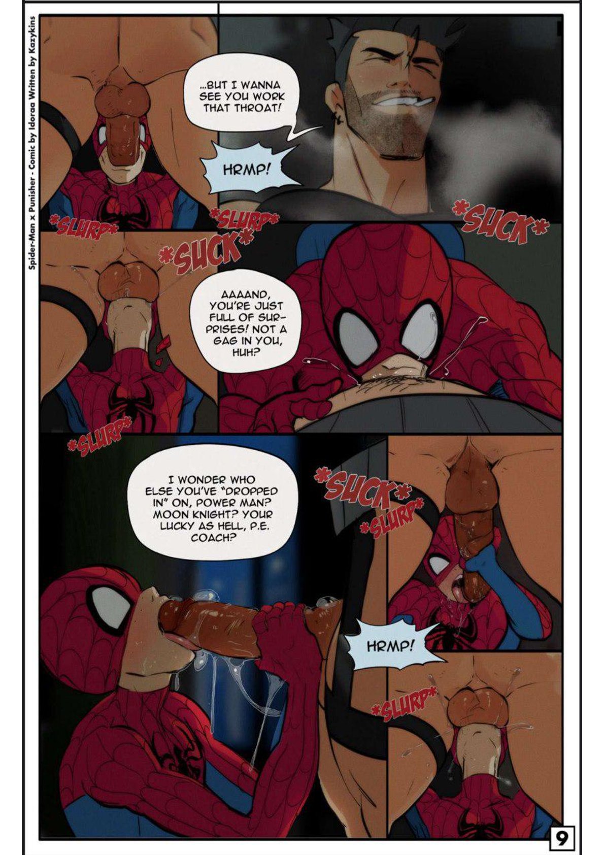idoraad / lilprincyv - spiderman x punisher mini-comic page 9 full