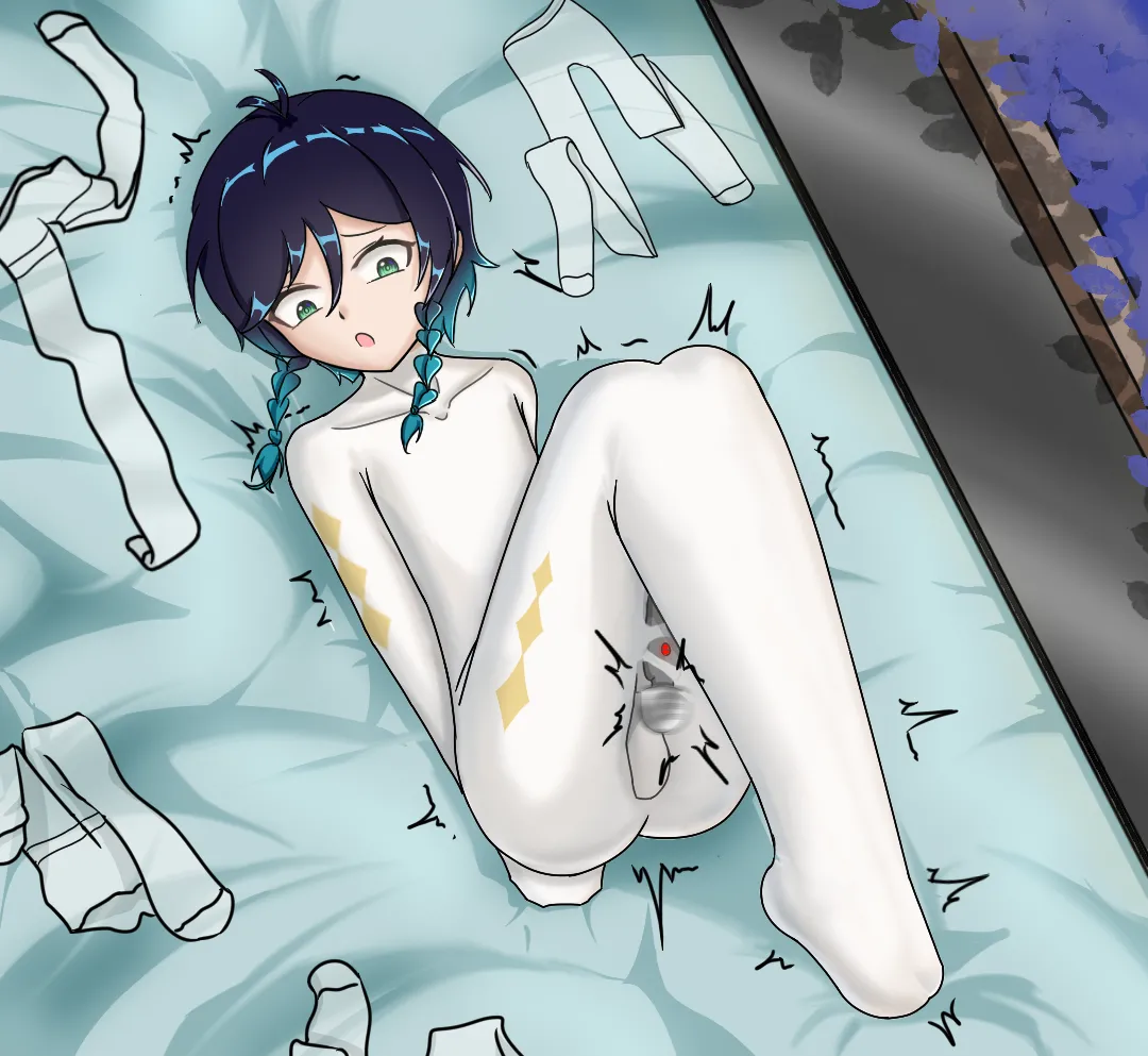 温迪的白丝全包~ +温迪的白丝全包（飞机杯搾精篇） page 7 full