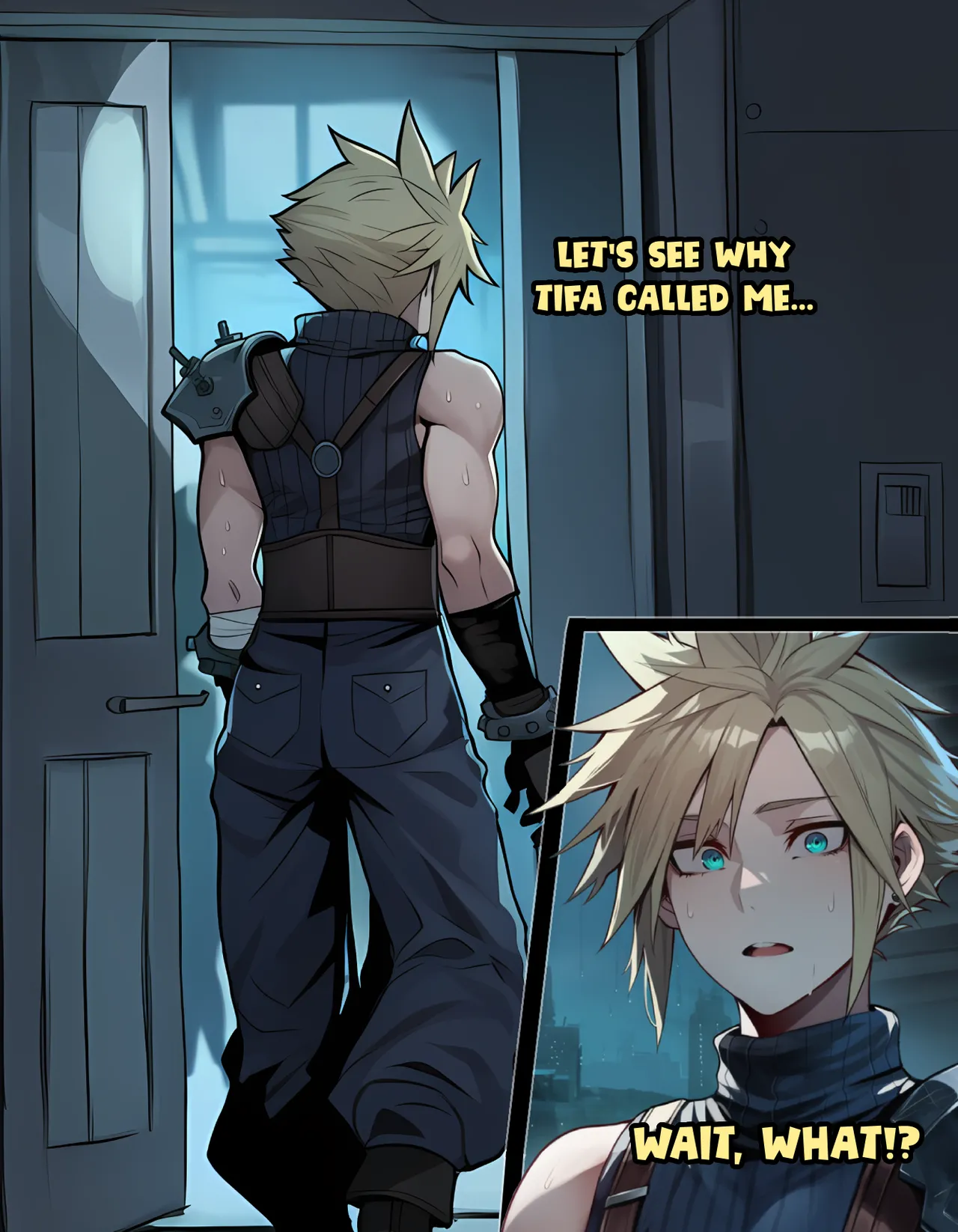 AIbby - Tifa Lockhart shows her childhood friend what a real man looks like - page 1 full