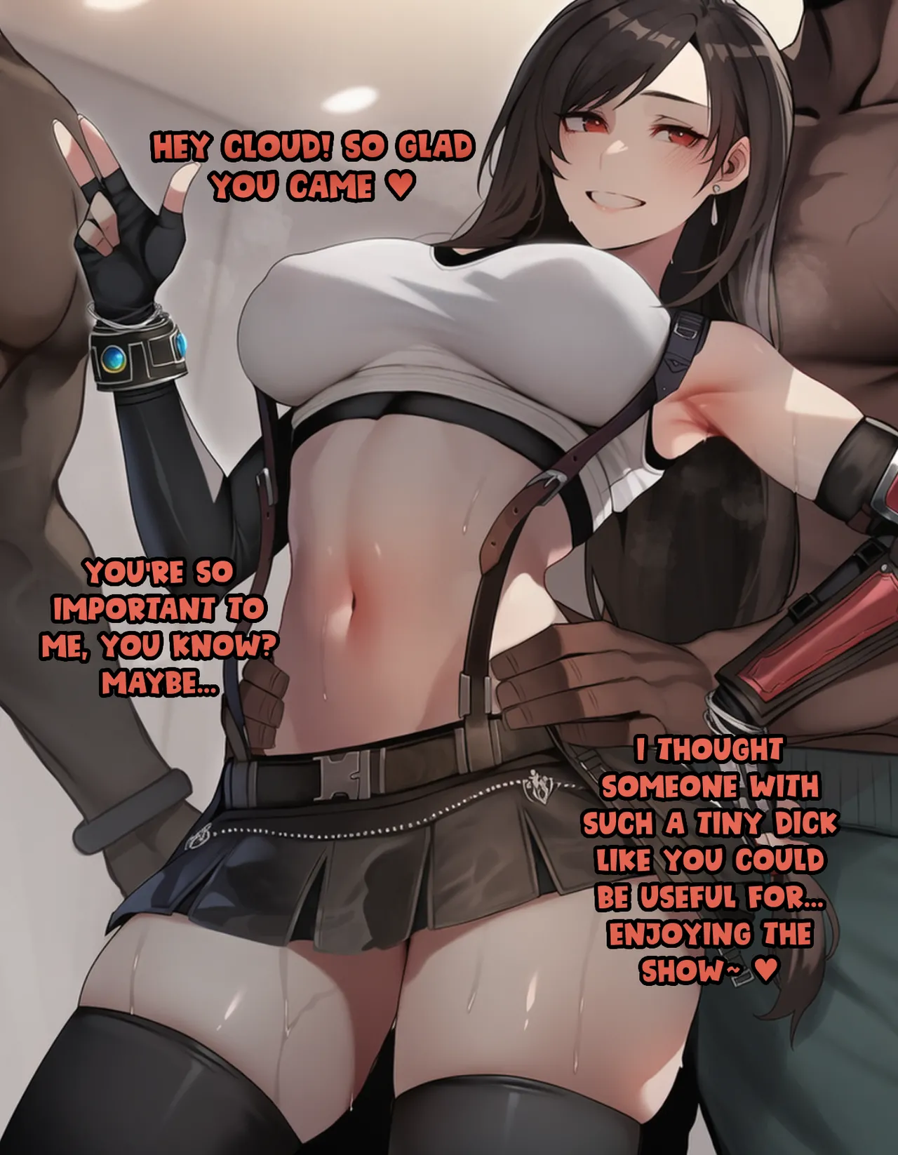 AIbby - Tifa Lockhart shows her childhood friend what a real man looks like - page 2 full