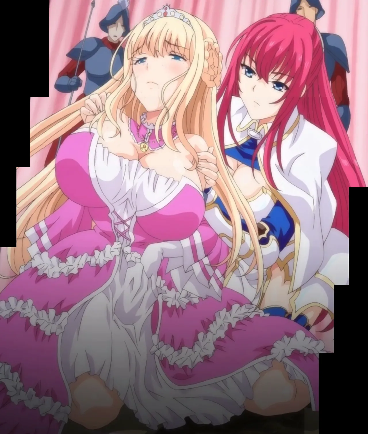 The Princess and the female Knight's double vulgar exposure  HD screencaps page 9 full