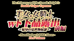 The Princess and the female Knight's double vulgar exposure  HD screencaps