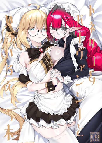 A book about Tonelico and Baobhan Sith doing various lewd things cover