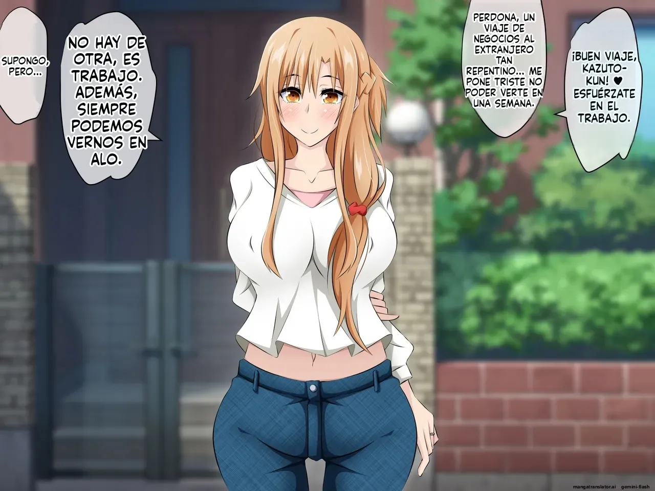 Hitozuma ni Natta Heroine o Netoru. Yakubutsu Choukyou de Ochiru Asuna-san  MTL page 5 full