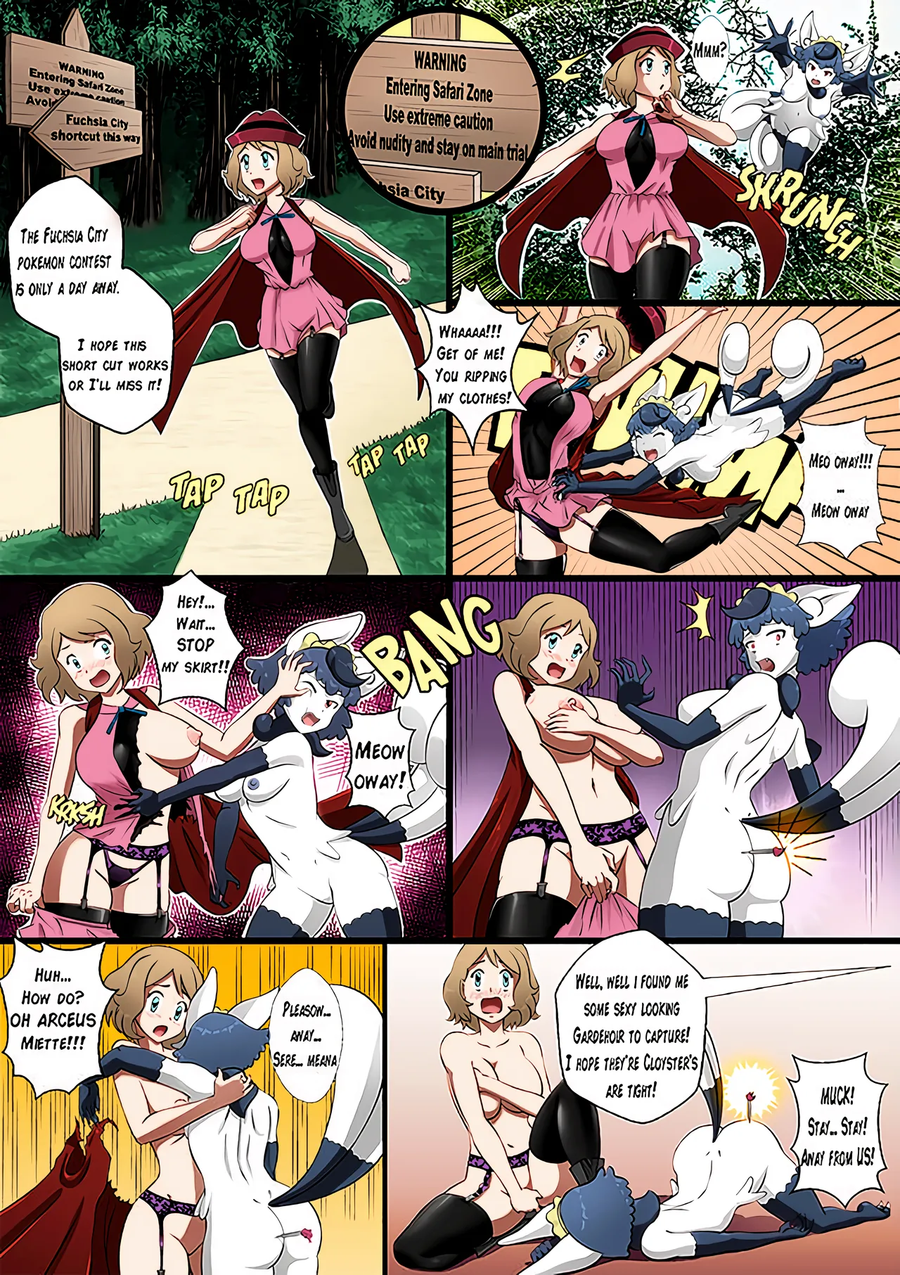 Pokemon: Into the Safari Zone! A wild hunt for Serena. page 2 full