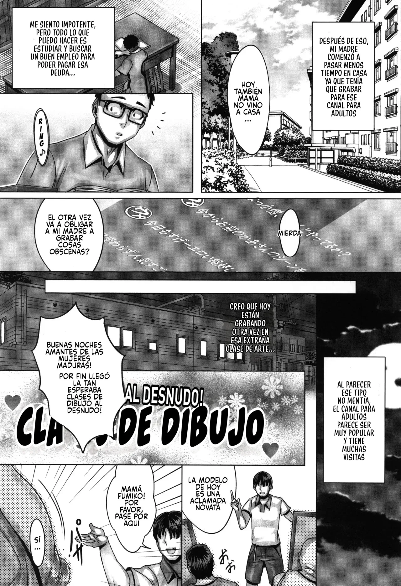 Kaa-san ga Muriyari Adult Channel ni Debut Sareta｜Mi Madre Fue Obligada a Ser una Actriz Porno page 5 full