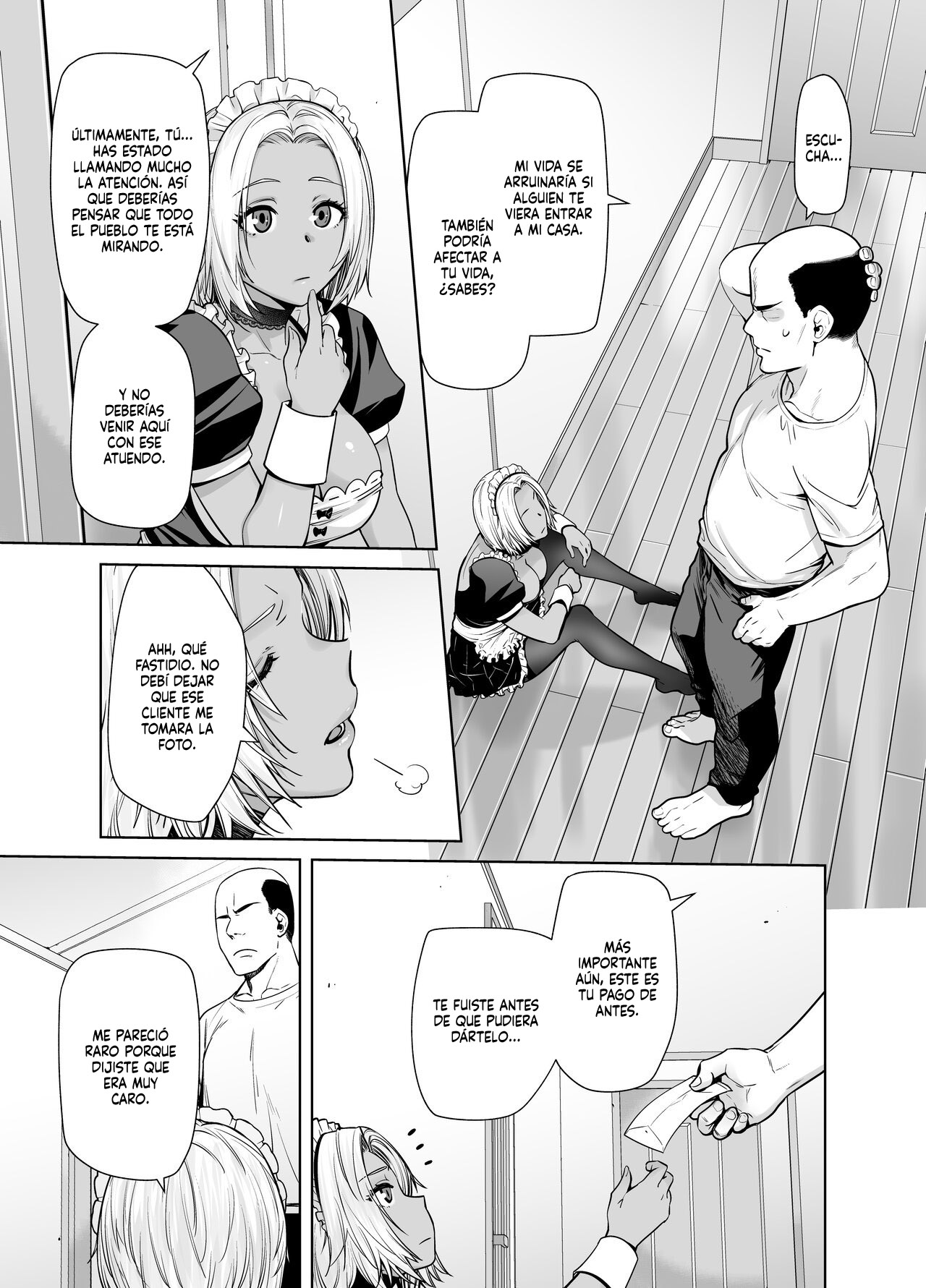 Tannin no Meido ni Nacchatta KURO GAL 2｜La GYARU MORENA que se Convirtió en la Maid del Profesor 2 page 9 full