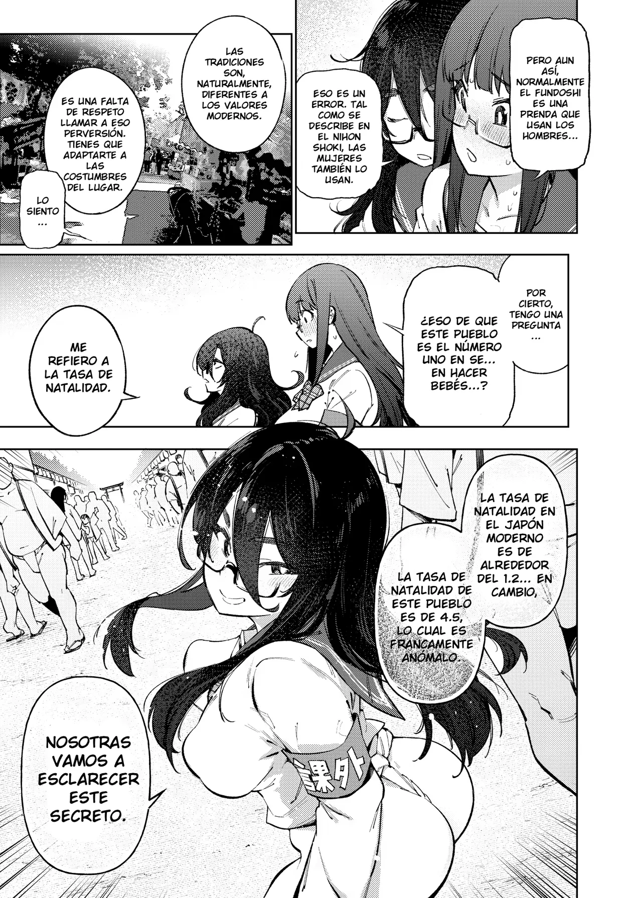 Himitsu Meikyuu Circle׃ Kodakara Onsen de no Rankou Tanetsuke Taiken Houkoku｜El Club de los Desveladores de Misterios׃ Informe de campo sobre la experiencia de orgía de inseminación en las aguas termales de la fertilidad page 8 full