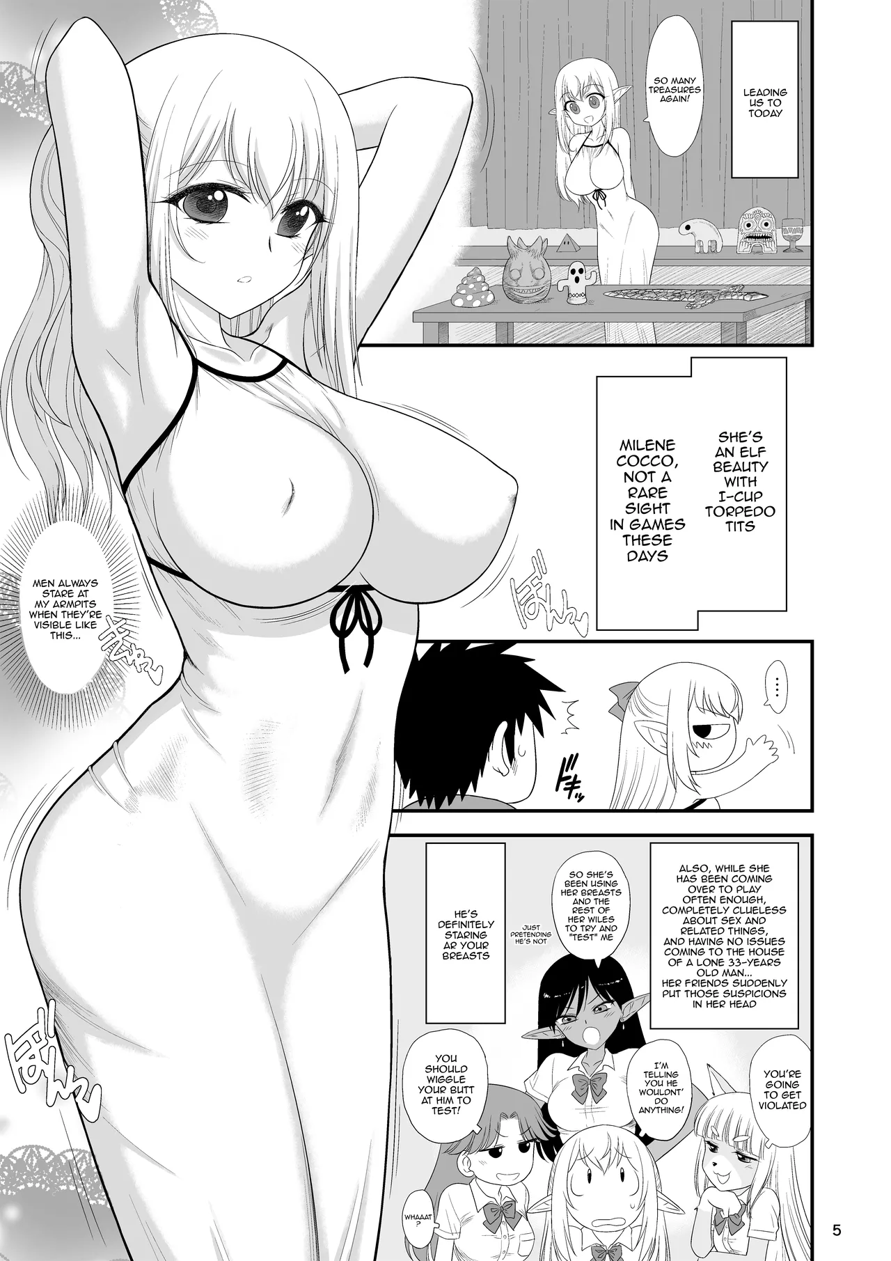 Mami no Meikyuu Meikko Elf Hen / Mami's Dungeon - Elf Niece page 5 full