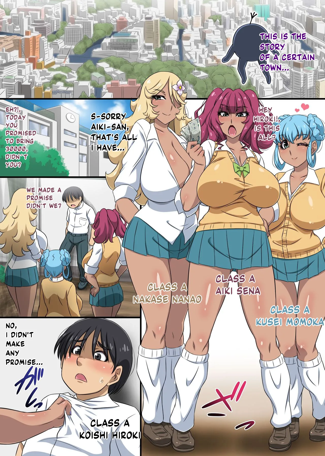 Totsuzen, Saimin Nouryoku ga Kaika Shita node Ijimekko Yankee to Akogare no Onna Kyoushi no Bakunyuu o Fukujuu Sasechatta Hanashi | After Discovering My Hypnotic Powers I Forced the School Bullies and My Busty Teachers to Submit to Me page 3 full