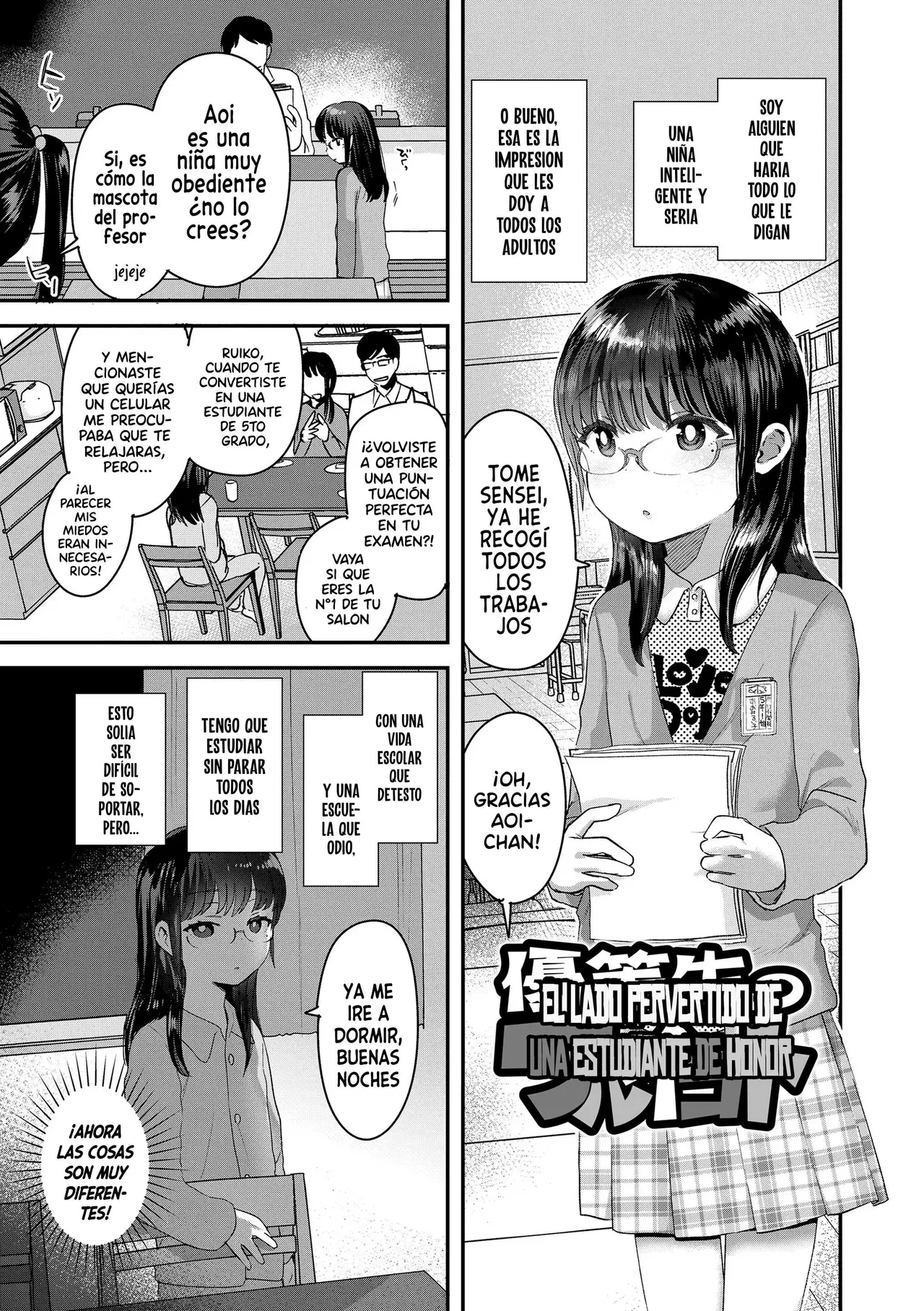 Yuutousei no Warui Koto｜El Lado Pervertido de una Estudiante de Honor page 1 full