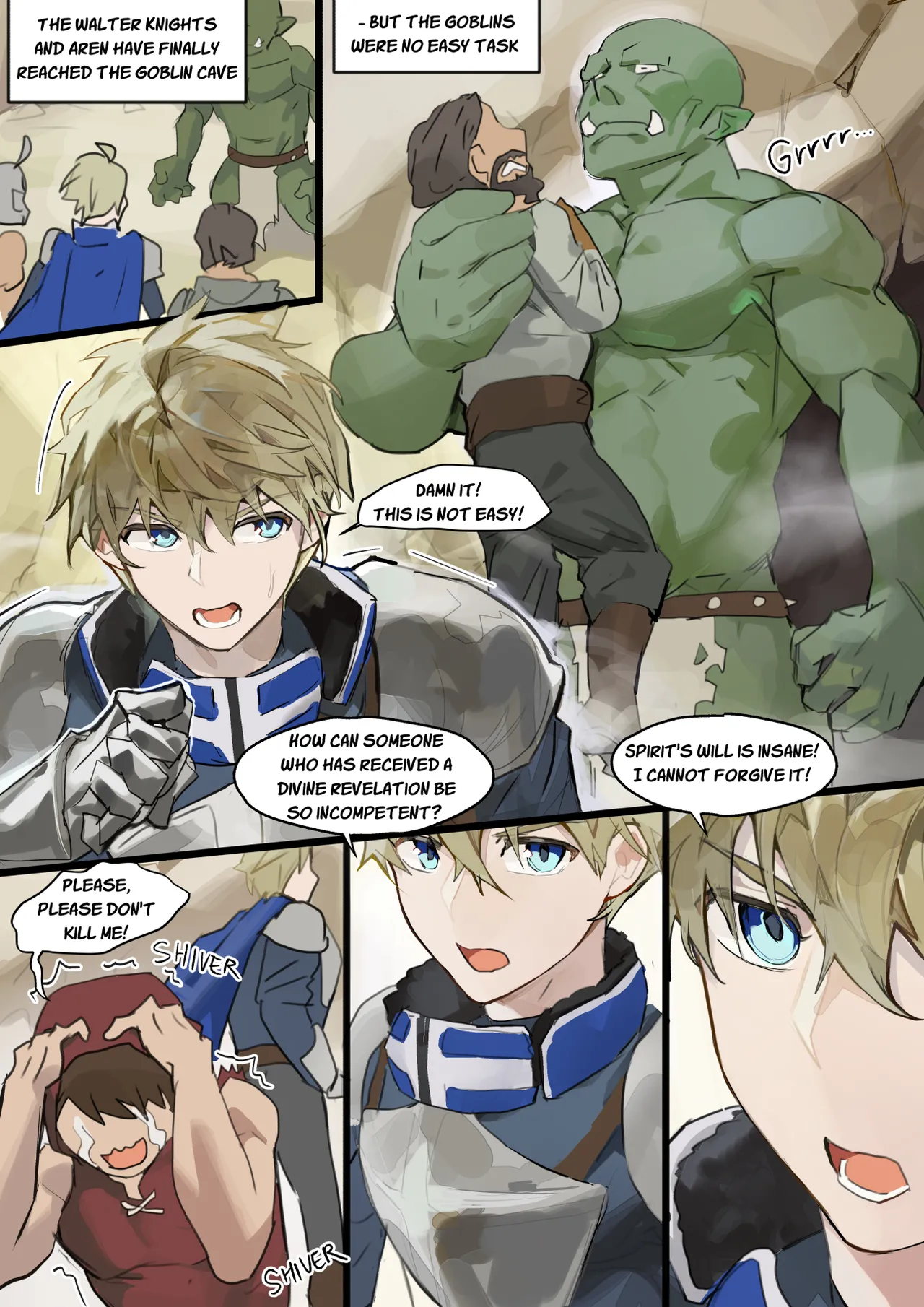 The Legend of D*ck the Hero: Episode 1 page 5 full