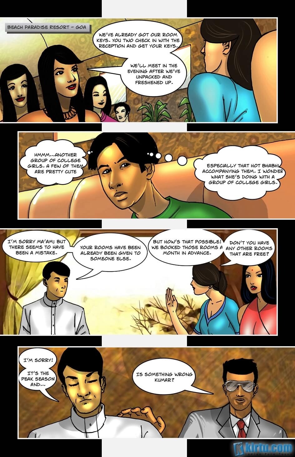 Savita Bhabhi In Goa Episode-1 Beautiful Beaches, Sexy Swimsuits page 4 full