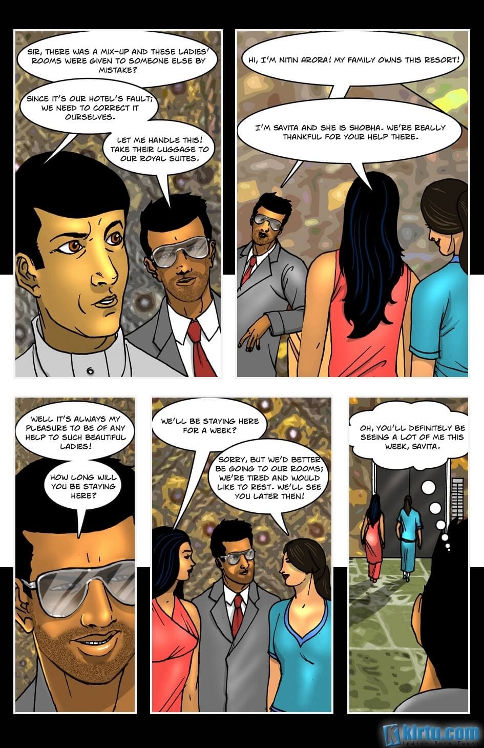 Savita Bhabhi In Goa Episode-1 Beautiful Beaches, Sexy Swimsuits page 5 full