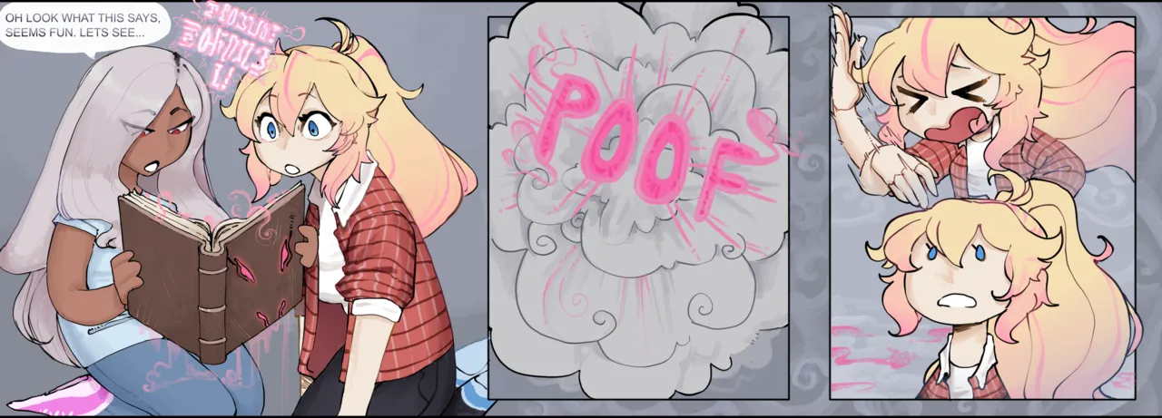 Don't Read the Cursed Book! page 1 full