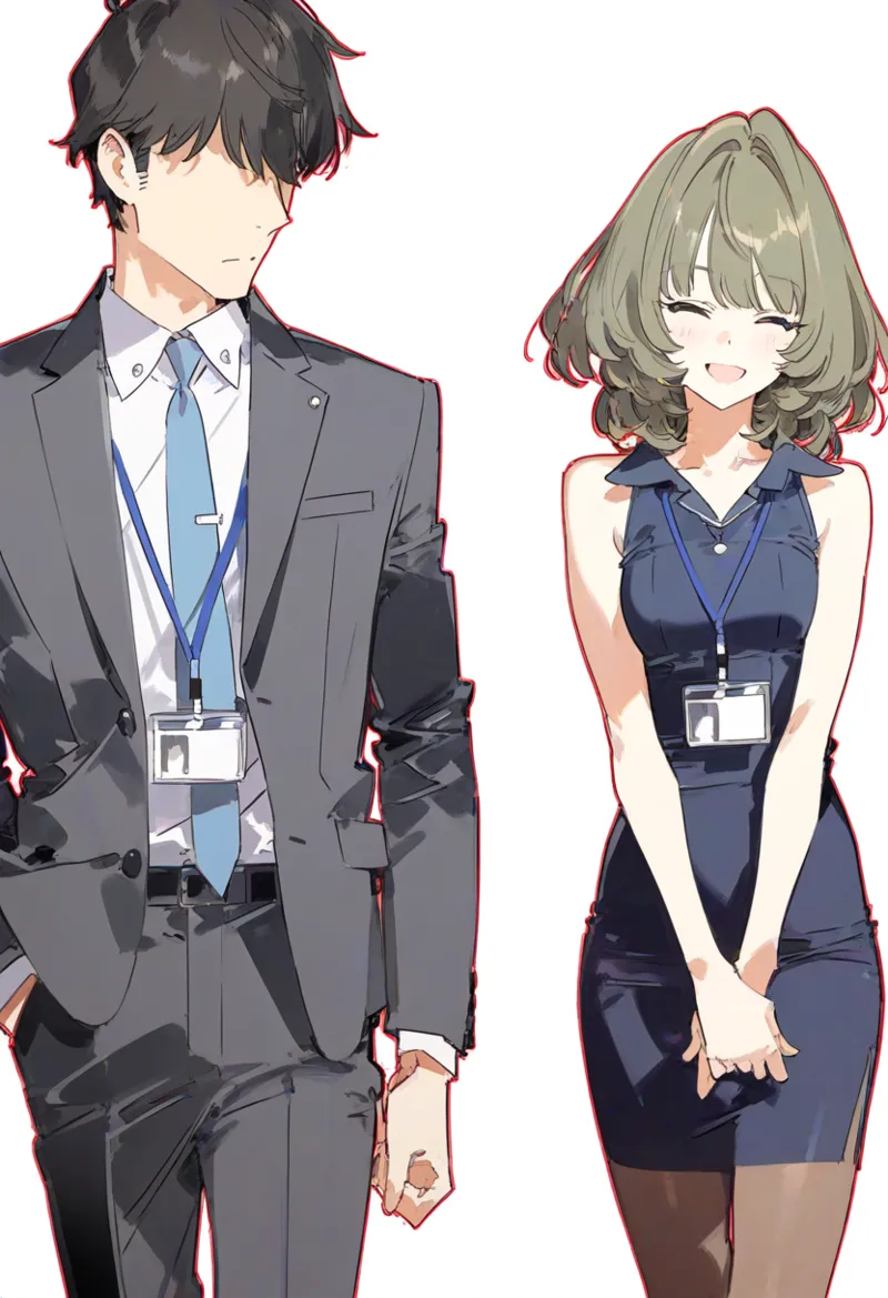 【cl-_-lo】【AI Generated】秘書がき楓さん page 2 full